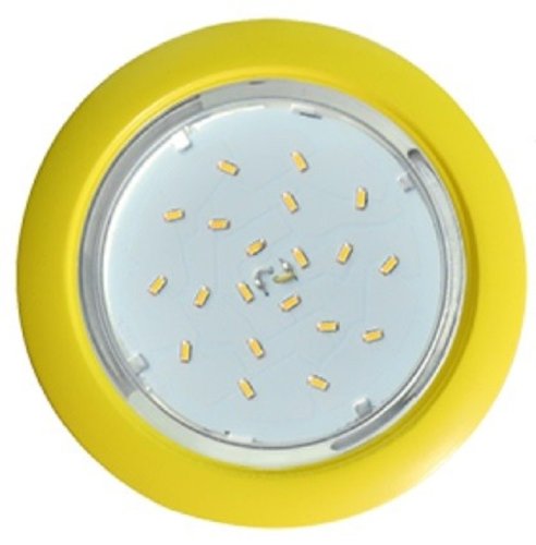 Светильник встраиваемый Ecola GX53 220В Желтый 106х90х35мм фото Светильник встраиваемый Ecola GX53 220В Желтый 106х90х35мм картинка